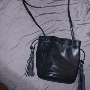 Small leather crossbody bag
